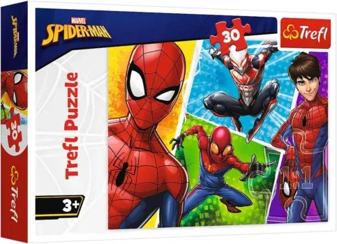 Trefl 18242 Puzzle - Spiderman und Miguel (30 Teile)