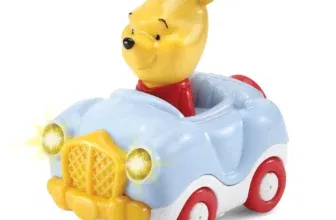 VTech Tut Tut Baby Flitzer - Winnie Puuhs Cabrio - Spielzeugauto mit Musik, spannenden Sätzen und Geräuschen