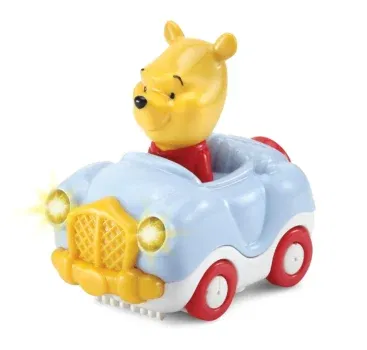 VTech Tut Tut Baby Flitzer - Winnie Puuhs Cabrio - Spielzeugauto mit Musik, spannenden Sätzen und Geräuschen