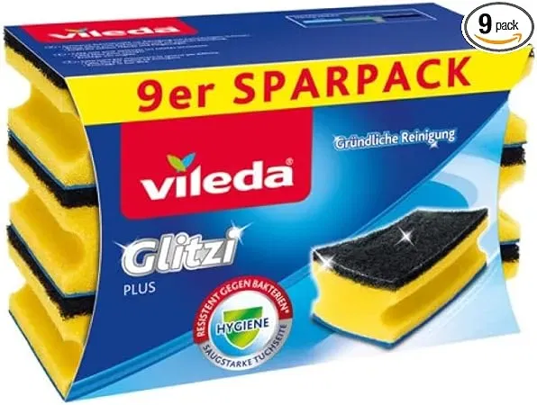 Vileda Glitzi Plus Topfreiniger 9Er Pack