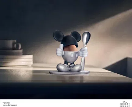 WMF Eierbecher mit Löffel Disney Mickey Mouse