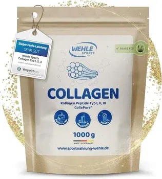 Wehle Collagen Pulver Bioaktives Kollagen Hydrolysat Peptide