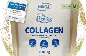 Wehle Collagen Pulver Bioaktives Kollagen Hydrolysat Peptide