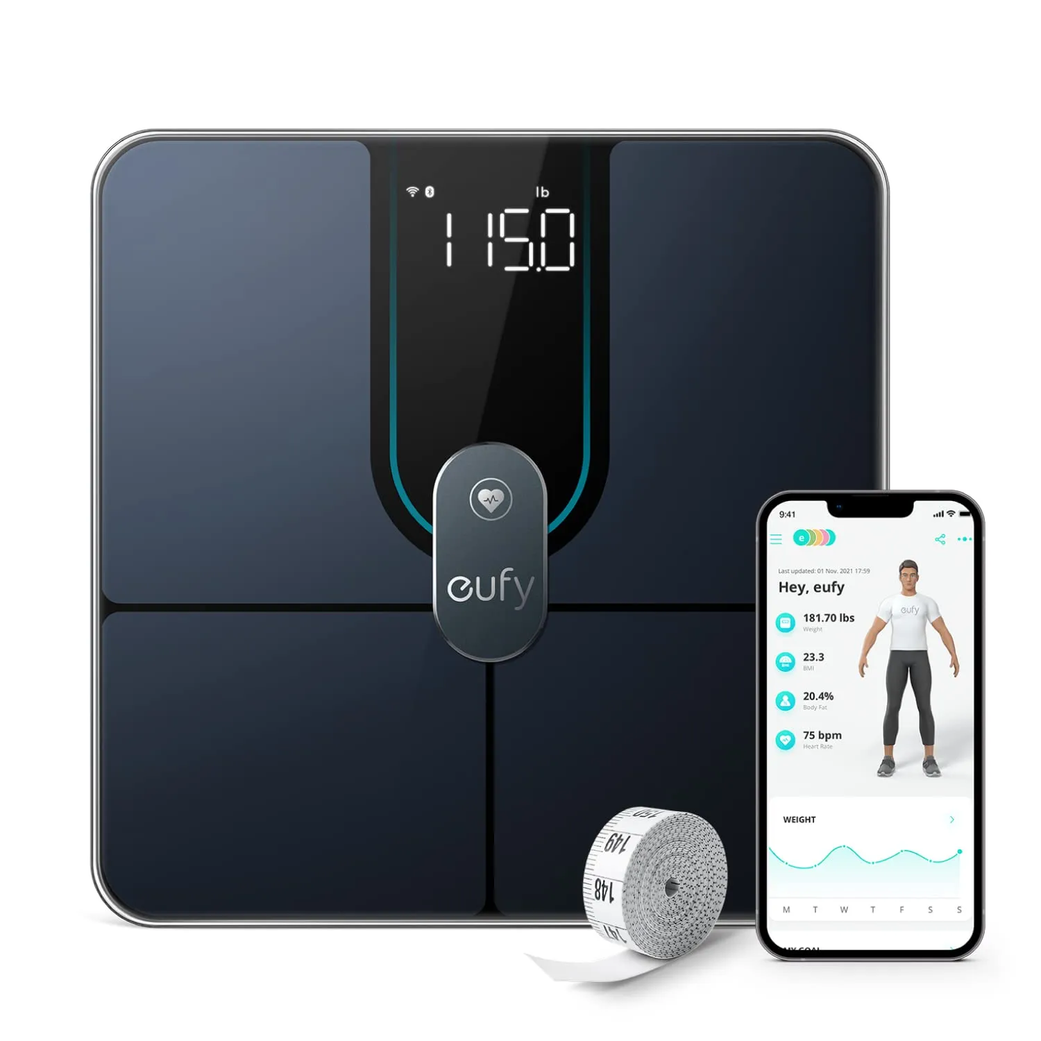 Eufy Personenwaage Smart Scale P2 Pro