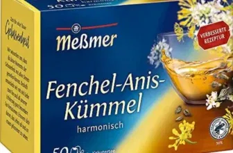 Meßmer Fenchel-Anis-Kümmel Tee (50 Beutel) für 2,23 € inkl. Prime-Versand