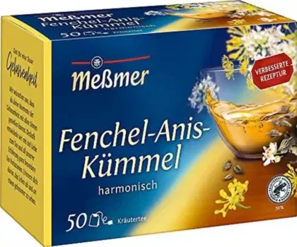 Meßmer Fenchel-Anis-Kümmel Tee (50 Beutel) für 2,23 € inkl. Prime-Versand