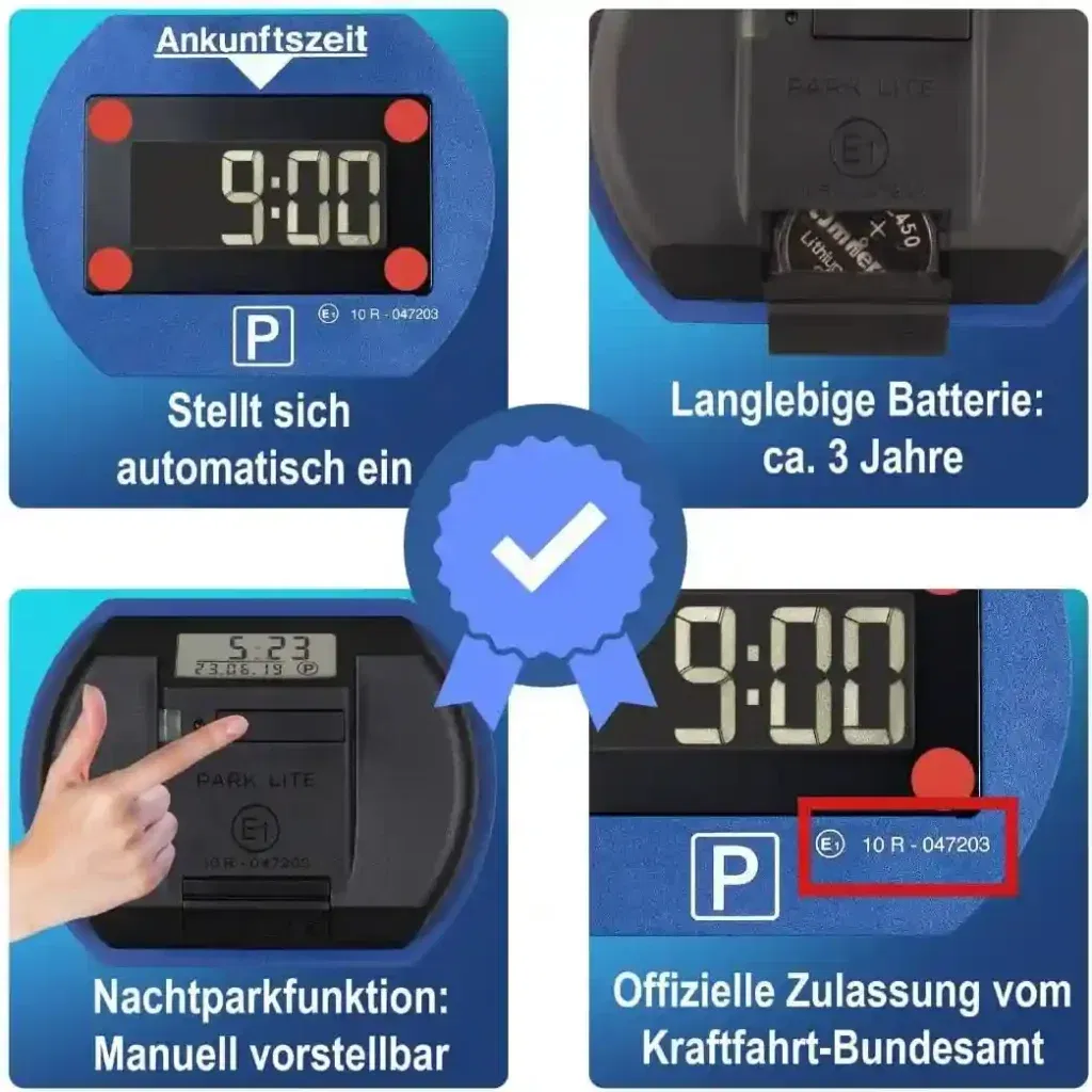 Needit Park Lite Automatische Parkscheibe Mit Zulassung Für 21,84 € Inkl. Prime-Versand