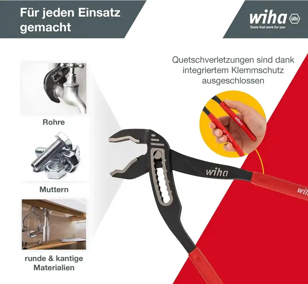 Wiha Wasserpumpenzange Classic Für 14,45 € Inkl. Prime-Versand