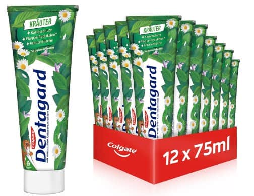 12X75-Ml-Dentagard-Kräuter-Zahnpasta