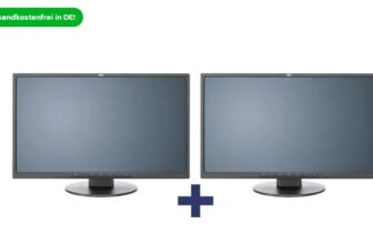 2x-Fujitsu-E-Line-E22-8-TS-Pro-LED-Monitor-54-6-cm-21-5-Zoll-OFFICE-Partner