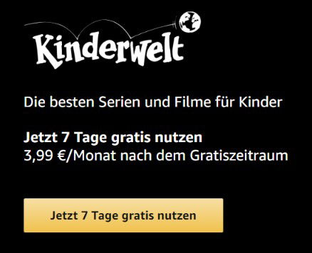 7 Tage Kinderwelt Gratis Testen