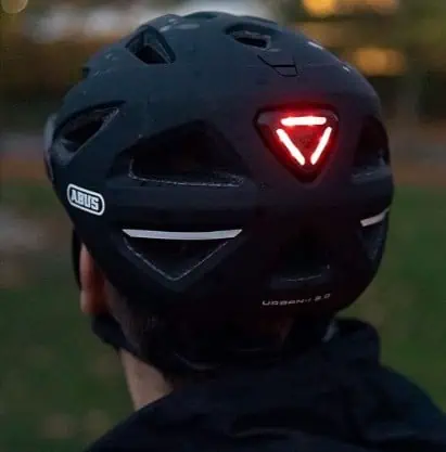 ABUS Stadthelm Urban-I 3.0 – Fahrradhelm mit Rücklicht, Schirm und Magnetverschluss