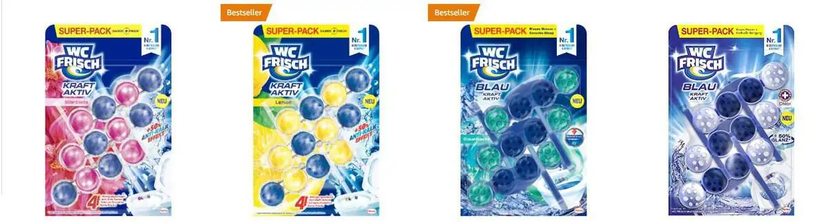 3für2 Aktion🌸✨ WC FRISCH Kraft Aktiv Duftspüler 3x ab 6,78 € ( statt 10,77€)