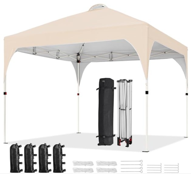 Amazon-De-Yaheetech-Faltpavillon-3X3M-Pop-Up-Pavillon-Gartenpavillon-Stabil-Höhenverstellbar-Wasserdicht-Sonnenschutz-Mit-Entlüftung-Rolltragetasche-Für-Outdoor-Markt-Garten-Hof-Beige