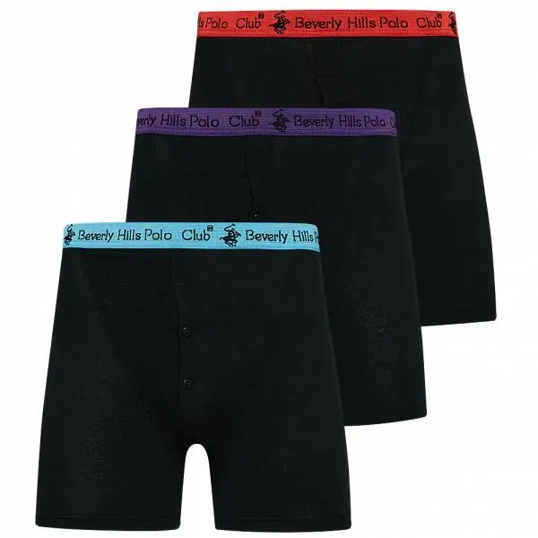 Beverly Hills Polo Club Herren Boxershorts 3Er-Pack