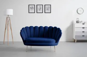 Bessagi Home Sofa Jellina Samt für 188,25 € inkl. Lieferung (statt 364,99 €)