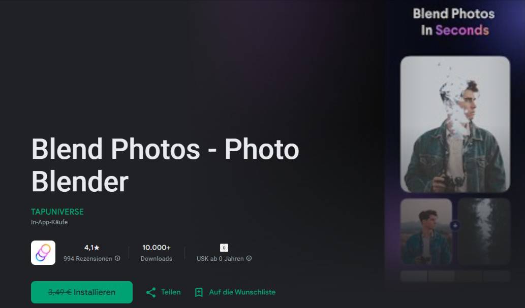 Blend Photos - Photo Blender Gratis