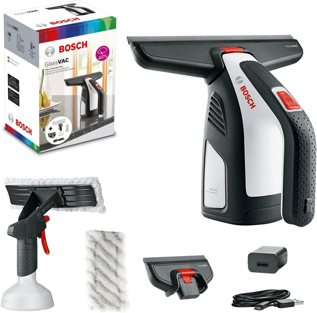 Bosch Home and Garden Akku Fenstersauger GlassVAC