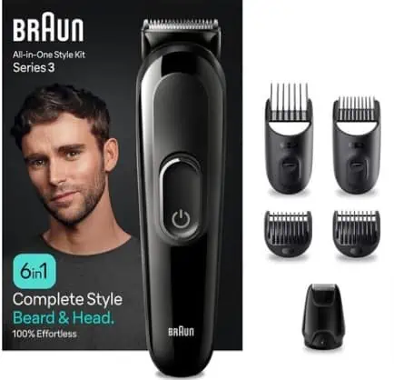 Braun All-In-One Bartpflege Bodygroomer Set (MGK3420) für 27,99€ inkl. Prime-Versand (statt 39€)