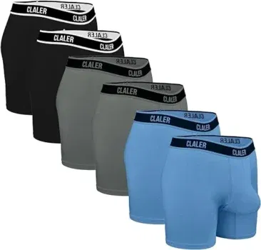 CLALER Boxershorts Herren Economy 6er Pack