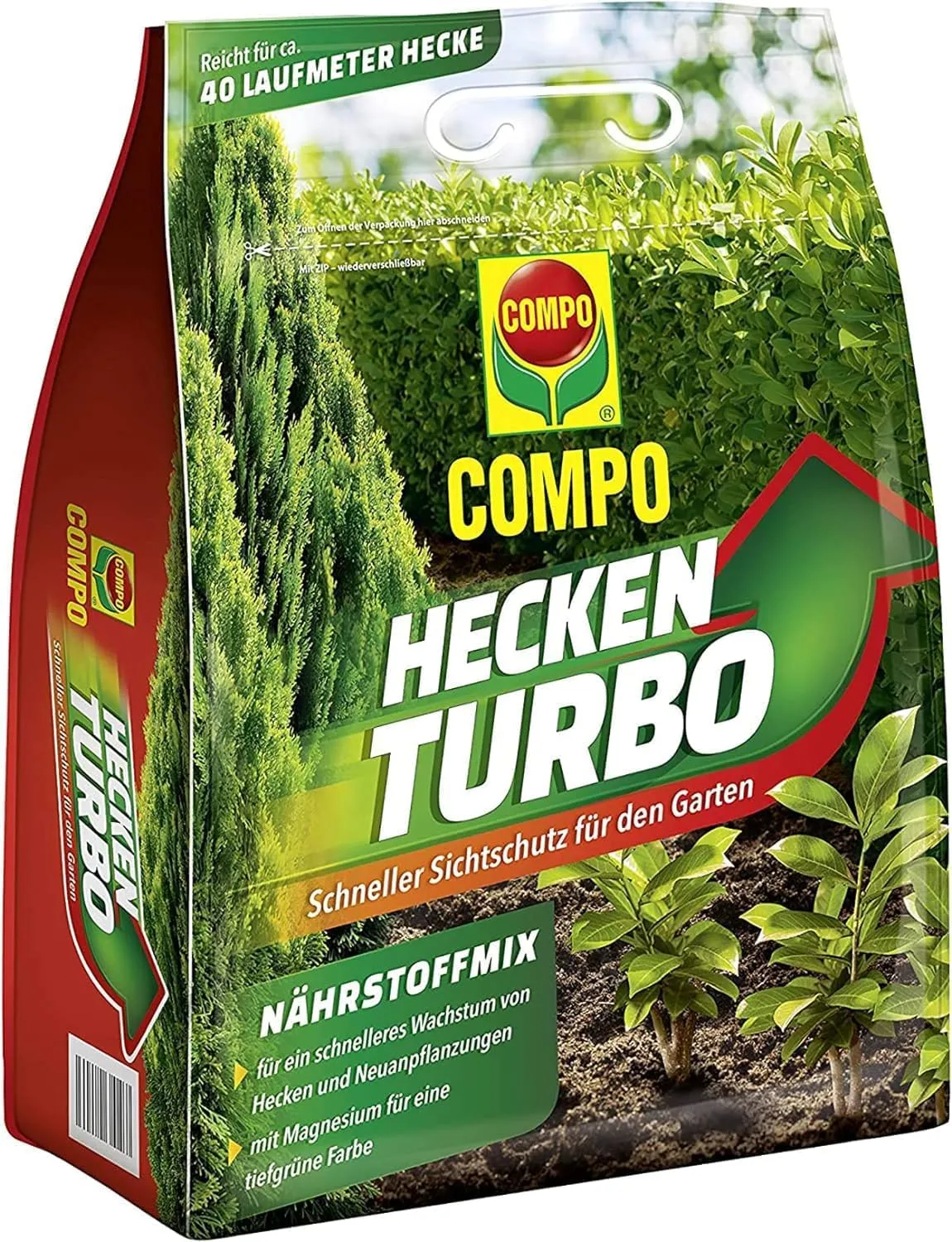 Compo Heckenturbo - Leistungsstarker Spezial-Dünger Für Hecken Und Neuanpflanzungen (4 Kg)