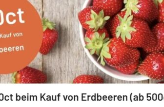 Cashback auf Erdbeern