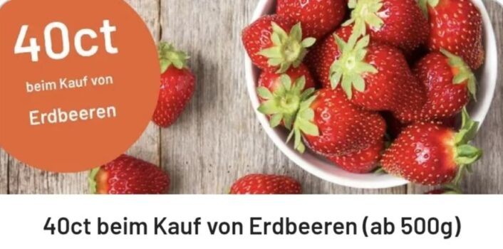 Cashback auf Erdbeern