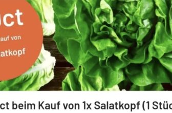 Cashback auf einen Salatkopf