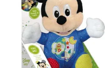 Clementoni 17206 Disney Baby – Mickey Leucht-Plüschtier