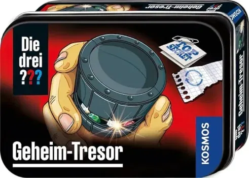 Die drei FragzeichenGeheim-Tresor von KOSMOS