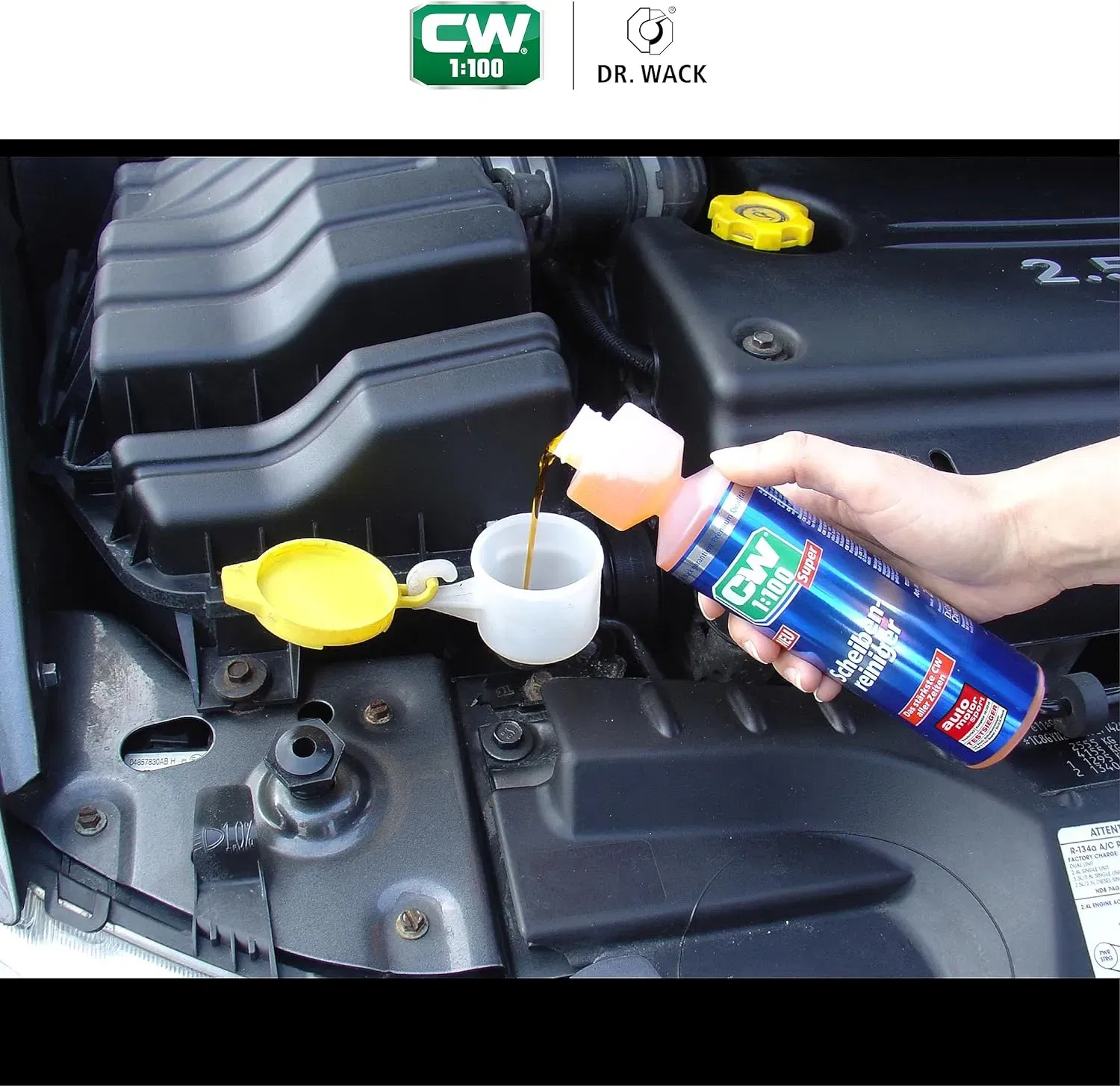 Dr. Wack – CW1:100 Super Scheibenreiniger 250 ml (für alle Scheibenwaschanlagen & Scheinwerfer-Reinigungsanlagen) für 7,95 € inkl. Prime-Versand (statt 10,55 €)