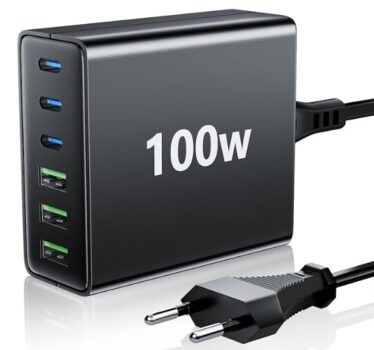 FINIBO-USB-C-Ladegerät-Mehrfach-100W-6-Port-Schnellladegerät