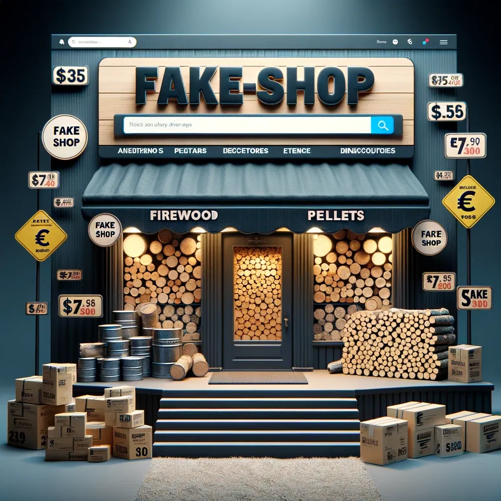 Fake-Shop Brennholz Online