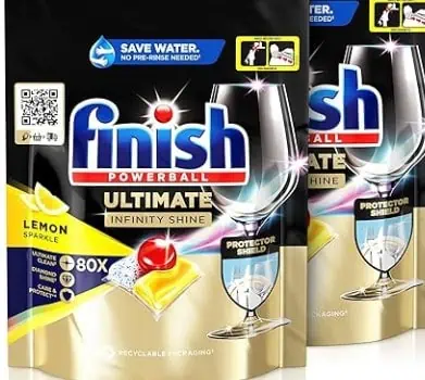 Finish Ultimate Plus Infinity Shine Citrus 🍋 Spülmaschinentabs 160Caps (~ 0,14€ pro Tab)