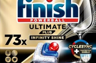 Finish-Ultimate-Plus-Infinity-Shine-Spülmaschinentabs-–-Geschirrspültabs-für-intensive-Reinigung-Fettlösekraft-und-Glanz-mit-Schutzschild-–-73-Caps-Amazon-de-Drogerie-Körperpflege