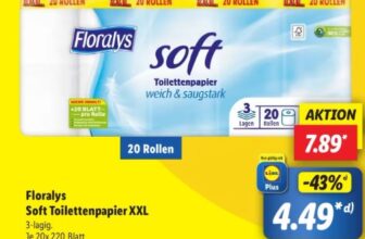 Floralys Soft Toilettenpapier XXL 3-lagig