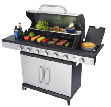 Gasgrill-San-Antonio-silbern-141-x-102-x-48-cm