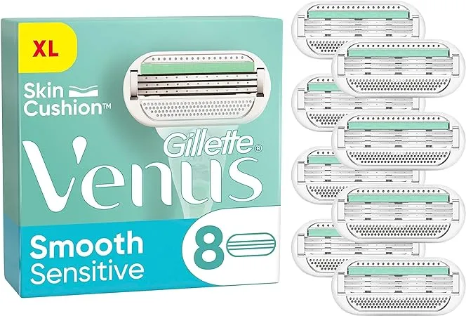 Gillette Venus Deluxe Smooth Sensitive Rasierklingen