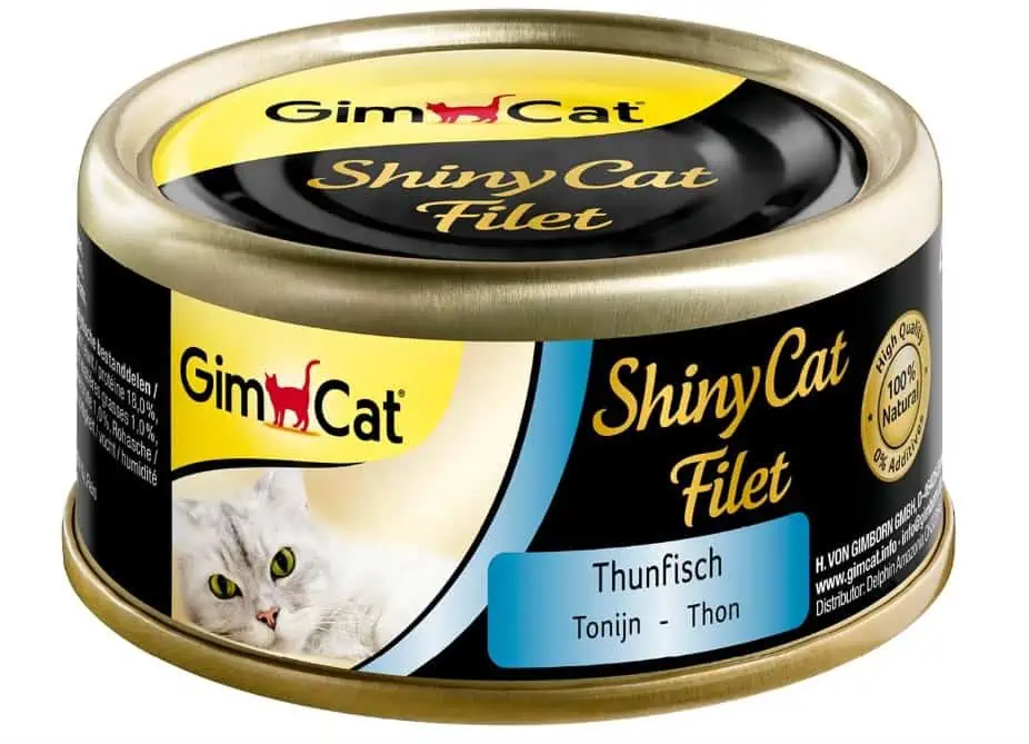 GimCat ShinyCat Filet Thunfisch – 24 Dosen (24 x 70 g) ab 13,58 € inkl. Prime-Versand (statt 24,56 €)