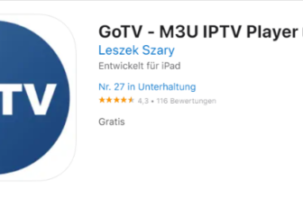 GoTV - M3U IPTV Player gratis