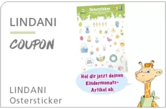 Gratis LINDANI Ostersticker für Kids bei LINDA Apotheken
