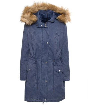 Guess-Parka-Blau-Parka-Trendyol