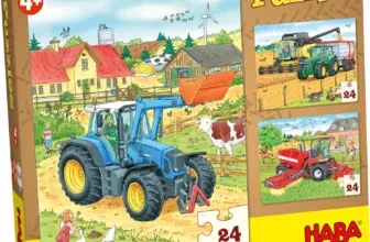 HABA (300444) Puzzles Traktor und Co. - Puzzle-Set