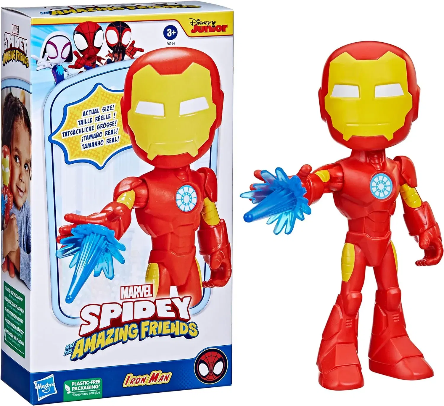 Hasbro Marvel Spidey And His Amazing Friends Supergroße Iron Man Action-Figur