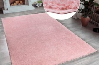 Hochflor-Teppich-Shaggy-30-Home-affaire-rechteckig-Höhe-30-mm-Teppich-Uni-Farben-besonders-weich-und-kuschelig