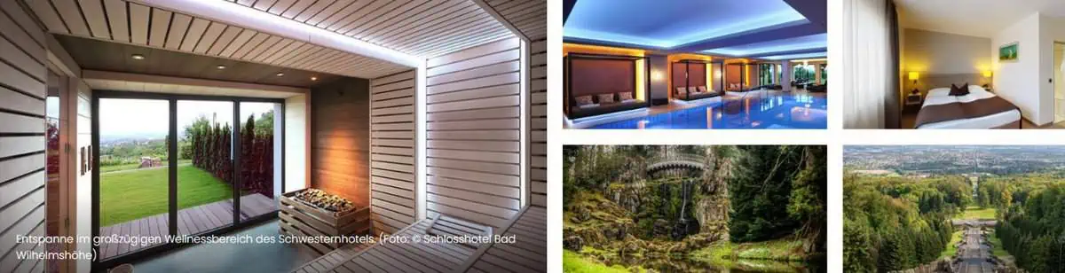 Hotel Schweizer Hof Kassel: Kultur, Wellness und Natur ab 143,00 € für 2 Personen & 2 Nächte inkl. Frühstück, Wellness und ein Freizeitpaket