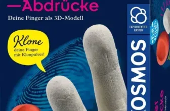 KOSMOS 654221 Fun Science - 3D-Fingerabdrücke - Abdruck-Set für die eigenen Finger