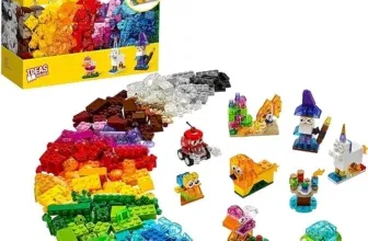 LEGO Classic 11013 - Kreativ Bauset mit durchsichtigen Steinen