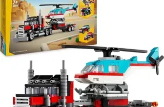 LEGO Creator 3in1 Tieflader mit Hubschrauber