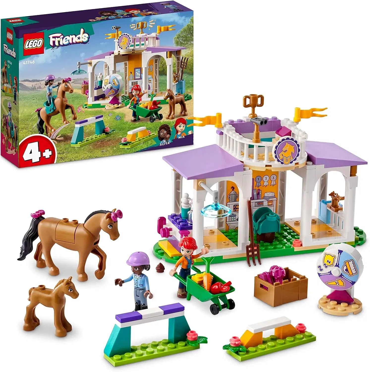 Lego Friends Reitschule Set Mit 2 Spielzeug-Pferden